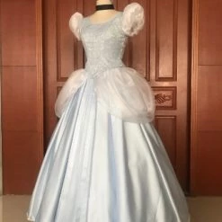 Disney Cinderella Princess Dress Cosplay Costume 12 Disney Cinderella Princess Dress Cosplay Costume -Game Costumes Sales COS 056 04 13