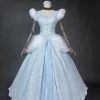Disney Cinderella Princess Dress Blue Cosplay Costume 2 Disney Cinderella Princess Dress Blue Cosplay Costume -Game Costumes Sales COS 057 01 97