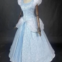 Disney Cinderella Princess Dress Blue Cosplay Costume 10 Disney Cinderella Princess Dress Blue Cosplay Costume -Game Costumes Sales COS 057 03 37