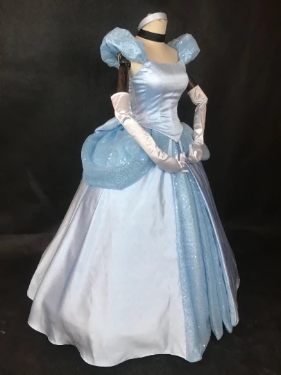 Disney Cinderella Princess Dress Bandage Cosplay Costume 5 Disney Cinderella Princess Dress Bandage Cosplay Costume - Image 3