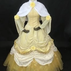 Disney Beauty And The Beast Princess Belle Cosplay Costume With Cape 9 Disney Beauty And The Beast Princess Belle Cosplay Costume With Cape -Game Costumes Sales COS 060 01 83 1