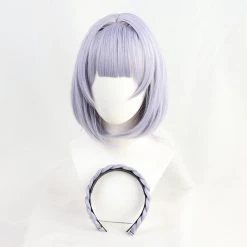 Purple 30cm Genshin Impact Noelle Cosplay Wig -Game Costumes Sales COS 061 02 33