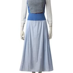 2017 Movie Beauty And The Beast Belle Maid Cosplay Costume -Game Costumes Sales COS 061 08