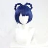 Blue 30cm Genshin Impact Xiangling Cosplay Wig