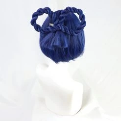 Blue 30cm Genshin Impact Xiangling Cosplay Wig -Game Costumes Sales COS 062 03 18