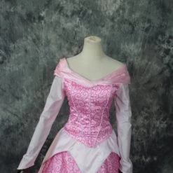 Disney Sleeping Beauty Princess Aurora Pink Fancy Dress Cosplay Costume -Game Costumes Sales COS 063 03 27