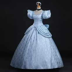Disney Cinderella Princess Blue Dress Cosplay Costume -Game Costumes Sales COS 064 02 40