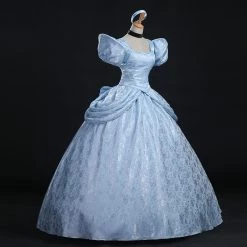 Disney Cinderella Princess Blue Dress Cosplay Costume -Game Costumes Sales COS 064 03 22