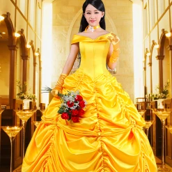 Beauty And The Beast Belle Dress Cosplay Costume -Game Costumes Sales COS 06 02 1