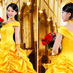 Beauty And The Beast Belle Dress Cosplay Costume -Game Costumes Sales COS 06 05 1