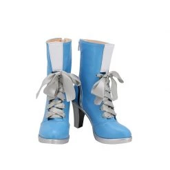 League Of Legends LOL True Empress Of The Elements Qiyana Blue Cosplay Shoes -Game Costumes Sales COS 072 01 40 2