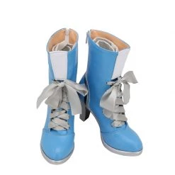 League Of Legends LOL True Empress Of The Elements Qiyana Blue Cosplay Shoes -Game Costumes Sales COS 072 02 14
