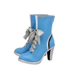League Of Legends LOL True Empress Of The Elements Qiyana Blue Cosplay Shoes -Game Costumes Sales COS 072 04 2