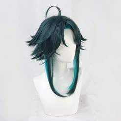 Green 45cm Genshin Impact Xiao Cosplay Wig -Game Costumes Sales COS 073 02 18