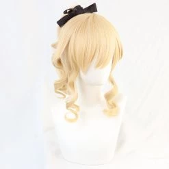 Gold 45cm Genshin Impact Jean Cosplay Wig -Game Costumes Sales COS 077 01 51 1