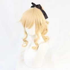 Gold 45cm Genshin Impact Jean Cosplay Wig -Game Costumes Sales COS 077 02 18