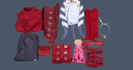 Star Wars: The Clone Wars Ahsoka Tano Cosplay Costume 7 Star Wars: The Clone Wars Ahsoka Tano Cosplay Costume - Image 5