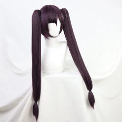 Brown 80cm Genshin Impact Mona Cosplay Wig