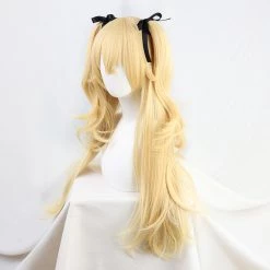 Gold 80cm Genshin Impact Fischi Cosplay Wig -Game Costumes Sales COS 083 02 16