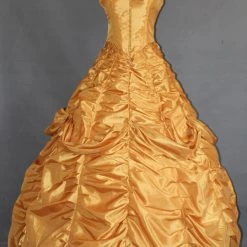 Beauty And The Beast Princess Belle Dress Cosplay Costume - B