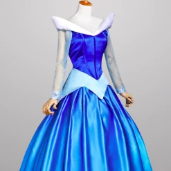 Sleeping Beauty Princess Aurora Blue Dress Cosplay Costume -Game Costumes Sales COS 09 03 4