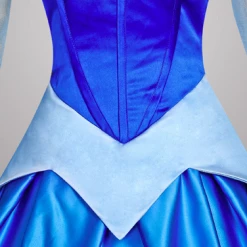 Sleeping Beauty Princess Aurora Blue Dress Cosplay Costume -Game Costumes Sales COS 09 05 3