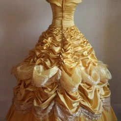 Beauty And The Beast Princess Belle Dress Cosplay Costume - D -Game Costumes Sales COS 10 03 5