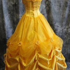 Beauty And The Beast Princess Belle Dress Cosplay Costume - E -Game Costumes Sales COS 11 03 5