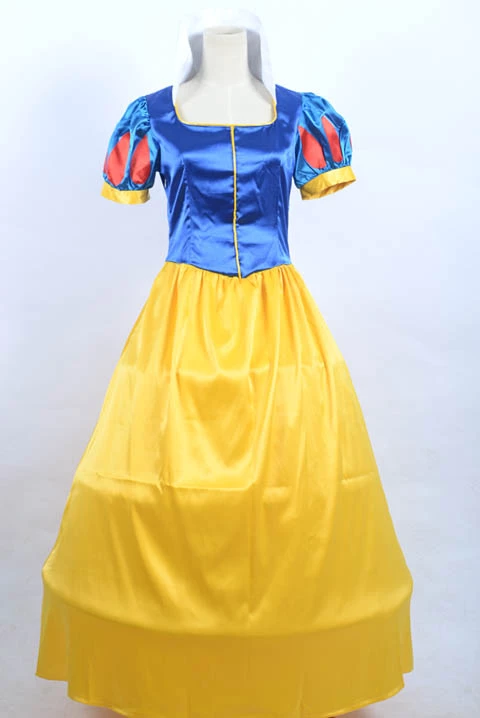 Princess Snow White Dress Cosplay Costume 3 Princess Snow White Dress Cosplay Costume