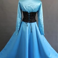 The Little Mermaid Princess Ariel Blue Dress Cosplay Costume -Game Costumes Sales COS 18 04 5