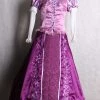 Tangled Rapunzel Princess Purple Cosplay Dress