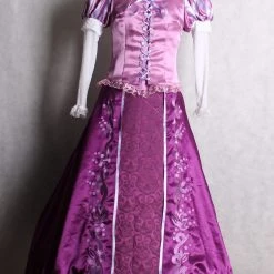 Tangled Rapunzel Princess Purple Cosplay Dress