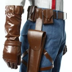 Deluxe Captain America: The First Avenger Cosplay Costume -Game Costumes Sales COS 23 06 3
