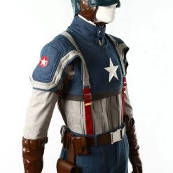 Deluxe Captain America: The First Avenger Cosplay Costume -Game Costumes Sales COS 23 07 2
