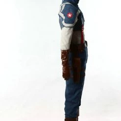Deluxe Captain America: The First Avenger Cosplay Costume -Game Costumes Sales COS 23 08 1