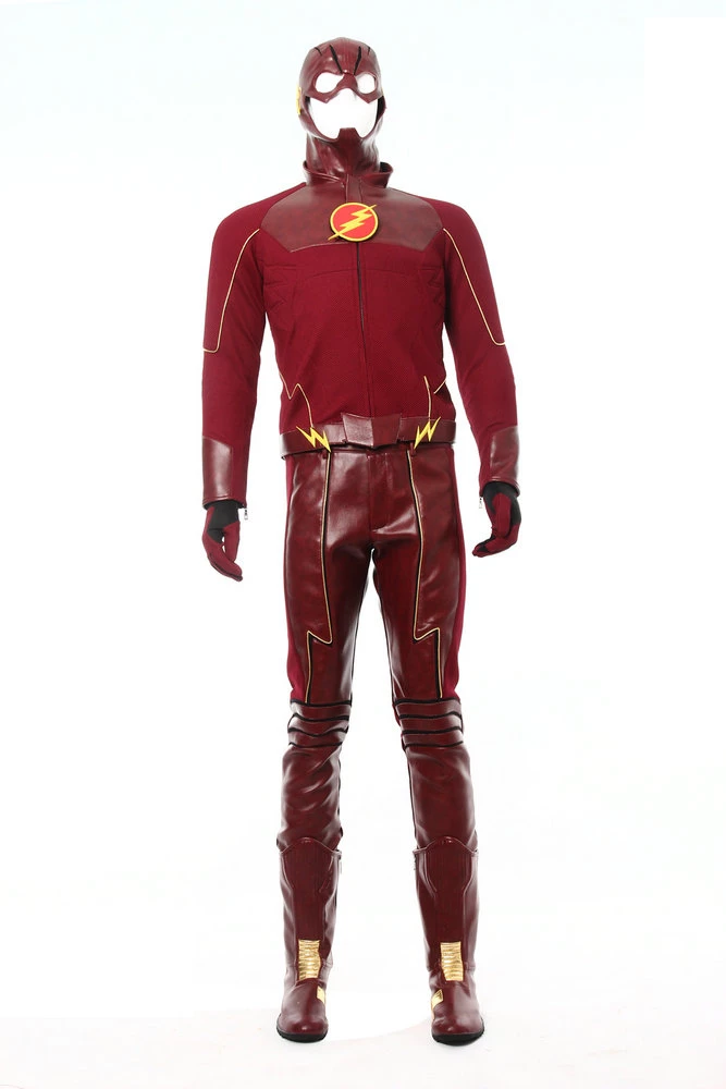 Deluxe The Flash Cosplay Costume 3 Deluxe The Flash Cosplay Costume