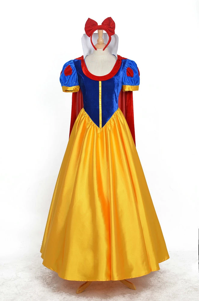 Princess Snow White Dress Cosplay Costume - Full Set Edition 3 Princess Snow White Dress Cosplay Costume - Full Set Edition