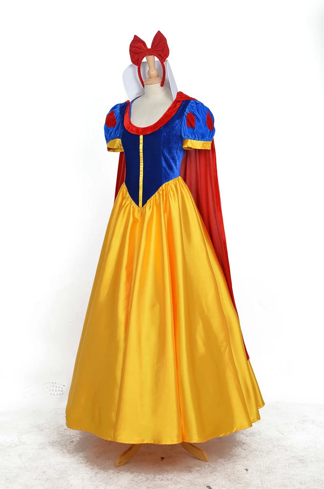 Princess Snow White Dress Cosplay Costume - Full Set Edition 4 Princess Snow White Dress Cosplay Costume - Full Set Edition - Image 2