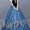 Frozen Fever Anna Birthday Party Dress Cosplay Costume -Game Costumes Sales anna