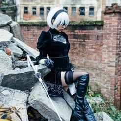Nier: Automata 2B Cosplay Costume Version 2 -Game Costumes Sales cos 001 03 5