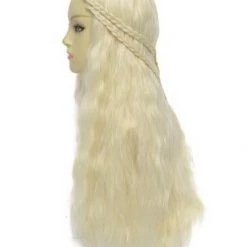 Beige 70cm Game Of Thrones Daenerys Targaryen Wig -Game Costumes Sales cos 005 03