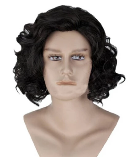 Black 35cm Game Of Thrones Jon Snow Cosplay Wig 3 Black 35cm Game Of Thrones Jon Snow Cosplay Wig