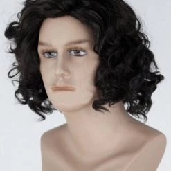 Black 35cm Game Of Thrones Jon Snow Cosplay Wig 9 Black 35cm Game Of Thrones Jon Snow Cosplay Wig -Game Costumes Sales cos 007 04