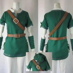 The Legend Of Zelda Link Cosplay Costume Green
