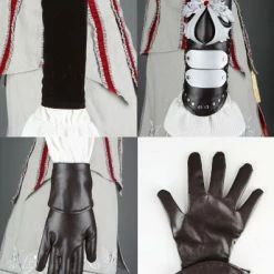 Assassin's Creed II Ezio Cosplay White Edition - Deluxe -Game Costumes Sales image a1