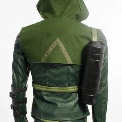 Deluxe Oliver Queen Green Arrow Cosplay Costume -Game Costumes Sales image arrow oliver queen green arrow cosplay costume 5 1