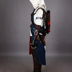 Assassin's Creed III Connor Kenway Cosplay Costume (White Edition) - Deluxe -Game Costumes Sales image assassin s creed 3 connor kenway cosplay costume white deluxe 054 1