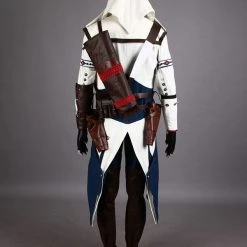 Assassin's Creed III Connor Kenway Cosplay Costume (White Edition) - Deluxe -Game Costumes Sales image assassin s creed 3 connor kenway cosplay costume white deluxe 055 1