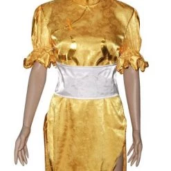 Street Fighter Yellow Chun Li Cosplay Costume