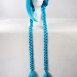 Blue 135cm League Of Legends LOL Jinx Cosplay Wig -Game Costumes Sales image cw 097 001 03